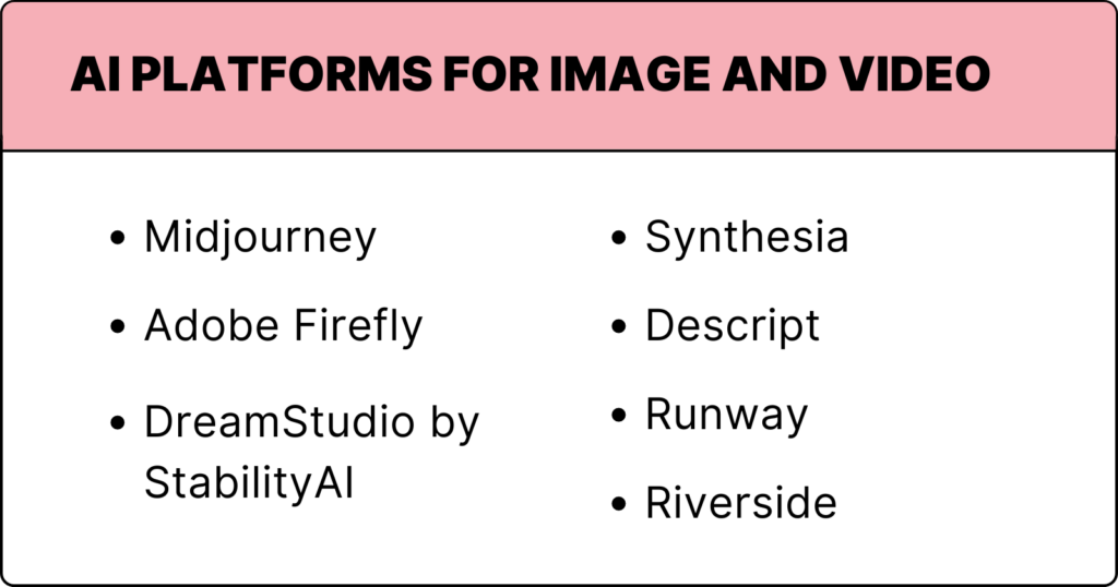 AI Platforms for Image and Video Creation that Replace ChatGPT for Content Marketing
